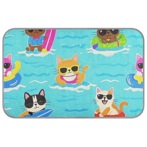 WDdZzyy Kühlbett für Hunde, selbstkühlend, für Welpen, gemütliches Schlafen, kabellos, Esterilla-Refrescante para Perros, Größe M, Blau von WDdZzyy