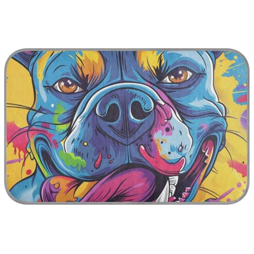 WDdZzyy Kühldecke für Hunde, Motiv: Wütende Tiere, Aquarellmalerei, Sommer, für große selbstkühlende Decke für Hunde für Kätzchen, im Innenbereich, rutschfest, Mantas frías para Perros M WDdZzyy Kühldecke für Hunde, Motiv: Wütende Tiere, Aquarellmalerei, Sommer, für große selbstkühlende Decke für Hunde für Kätzchen, im Innenbereich, rutschfest, Mantas frías para Perros M von WDdZzyy