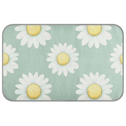 WDdZzyy Kühlende Hundematte mit Gänseblümchen, selbstkühlend, für Böden, wasserdicht, für Kaninchen, Outdoor-Zubehör, Tapete Refrescante para mascotas M von WDdZzyy