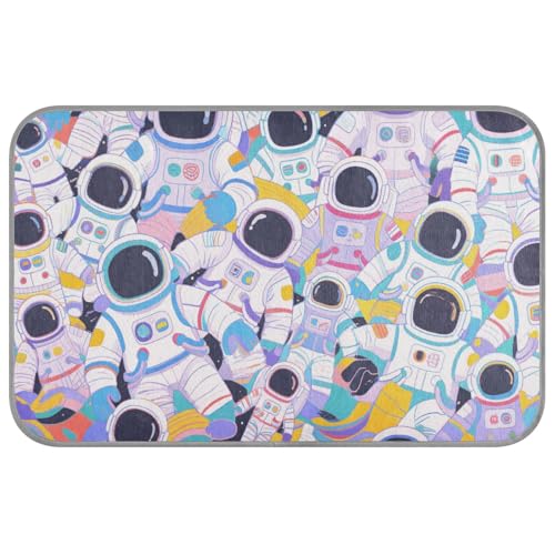 WDdZzyy Kühlendes Katzenbett für den Sommer, Cartoon, niedliches Astronauten-Design, selbstkühlendes Katzenbett für Outdoor-Katzen für Kaninchen, Innenbereich, schnurloses Klebeband, erfrischend von WDdZzyy
