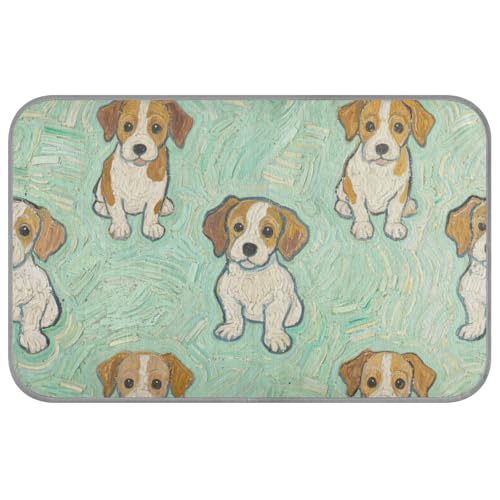 WDdZzyy Kühlmatte für den Außenbereich, selbstkühlend, für den Innenbereich, niedliche Cama-Refrescante Para, Perros, M, Grün von WDdZzyy