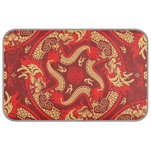 WDdZzyy Kühlmatte für den Sommer, Motiv: chinesischer roter Drache, selbstkühlende Matte für Katzen für Haustiere, Outdoor, sichere Mantas frías para Perros M WDdZzyy Kühlmatte für den Sommer, Motiv: chinesischer roter Drache, selbstkühlende Matte für Katzen für Haustiere, Outdoor, sichere Mantas frías para Perros M von WDdZzyy