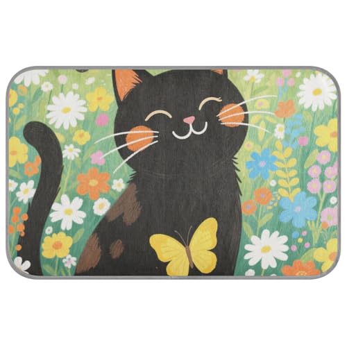 WDdZzyy Kunst-Ölgemälde, Garten, Tier, Sommer, Kühldecke, selbstkühlend, Haustierbetten für Kätzchen, Innenbereich, wasserdicht, Cama Refrescante para Perros M von WDdZzyy
