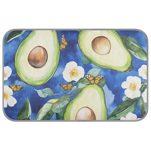 WDdZzyy Lustige Kühlmatten für den Sommer, Avocado-Früchte, selbstkühlend, für den Innenbereich, Katzen zum Schlafen, sicheres Schlafen, Größe M, Königsblau von WDdZzyy