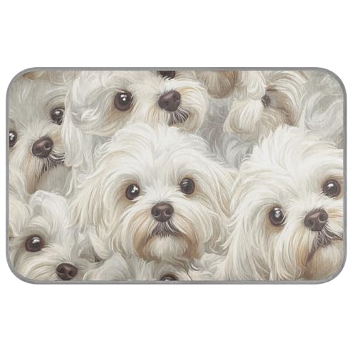 WDdZzyy Lustige Malteser-Tiere, kühlendes Kissen für Hunde, selbstkühlendes Katzenbett für draußen, zum Schlafen, tragbar, Cama Fria para perro M WDdZzyy Lustige Malteser-Tiere, kühlendes Kissen für Hunde, selbstkühlendes Katzenbett für draußen, zum Schlafen, tragbar, Cama Fria para perro M von WDdZzyy