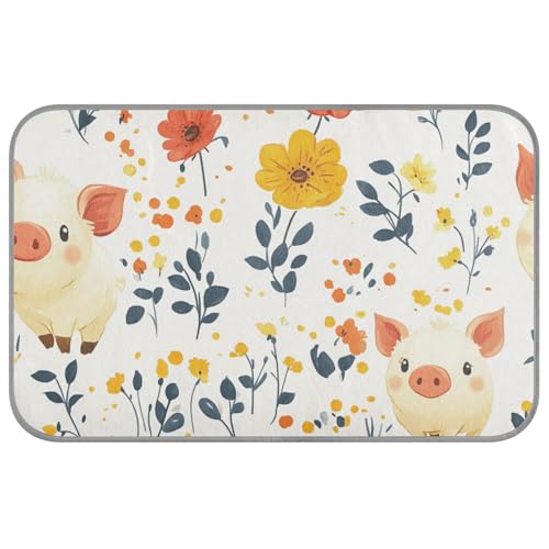 WDdZzyy Miniature Pig Kühlmatte für den Sommer, selbstkühlende Geldecke für Hunde, für Haustiere, Reisen, waschbar, Cama Refrescante para Perros M von WDdZzyy