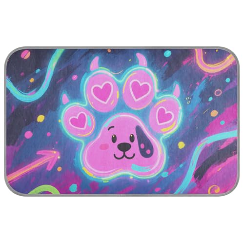 WDdZzyy Neon-fluoreszierendes Hundebett, Sommer-Hundebett, selbstkühlend, 96,5 x 58,4 cm, kalte Matte für Welpen, Reisen, waschbar, Cama Refrescante para perros M WDdZzyy Neon-fluoreszierendes Hundebett, Sommer-Hundebett, selbstkühlend, 96,5 x 58,4 cm, kalte Matte für Welpen, Reisen, waschbar, Cama Refrescante para perros M von WDdZzyy