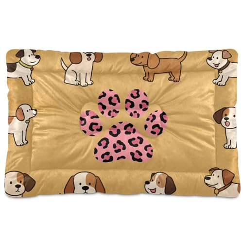 WDdZzyy Niedliche Cartoon-Hundekralle, waschbar, Haustier-Matratze, rutschfest, weich, bequem, für große, mittelgroße und kleine Hunde, 91,4 x 61 cm WDdZzyy Niedliche Cartoon-Hundekralle, waschbar, Haustier-Matratze, rutschfest, weich, bequem, für große, mittelgroße und kleine Hunde, 91,4 x 61 cm von WDdZzyy