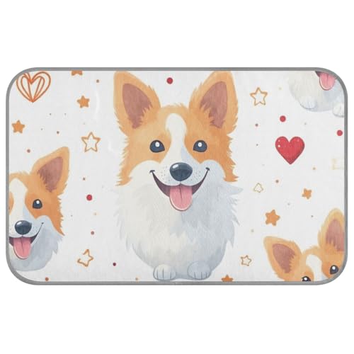 WDdZzyy Niedliche Cartoon-Tiere, weiß, Sommer-Kühlmatten für Hunde, selbstkühlende Decken für Outdoor-Katzen zum Huhn, zum Schlafen, tragbar, Manta, Refrescante para perro M WDdZzyy Niedliche Cartoon-Tiere, weiß, Sommer-Kühlmatten für Hunde, selbstkühlende Decken für Outdoor-Katzen zum Huhn, zum Schlafen, tragbar, Manta, Refrescante para perro M von WDdZzyy