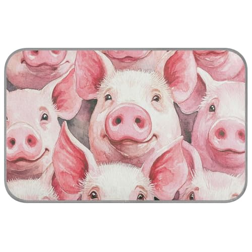 WDdZzyy Niedliches Cartoon-Schweine-Hundebett, waschbar, selbstkühlend, 96,5 x 58,4 cm, kühlende Haustiermatte für Hunde im Innenbereich, cutapete enfriador para perros M WDdZzyy Niedliches Cartoon-Schweine-Hundebett, waschbar, selbstkühlend, 96,5 x 58,4 cm, kühlende Haustiermatte für Hunde im Innenbereich, cutapete enfriador para perros M von WDdZzyy