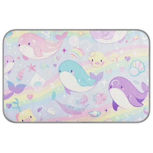 WDdZzyy Pastellfarbenes, buntes Meerestier-Hundekissen, kühlend, selbstkühlend, für Hunde, für Kaninchen, Innenbereich, weicher Manta, Fria para Perros, M WDdZzyy Pastellfarbenes, buntes Meerestier-Hundekissen, kühlend, selbstkühlend, für Hunde, für Kaninchen, Innenbereich, weicher Manta, Fria para Perros, M von WDdZzyy