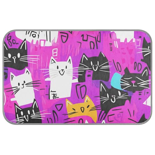 WDdZzyy Pfirsich-Punk-Tiere, bunt, Cartoon-Sommer-Kühlkissen für Katzen, selbstkühlendes Kissen für Outdoor-Katzen zum Schlafen, tragbar, Camas Frias Para, Perros, M WDdZzyy Pfirsich-Punk-Tiere, bunt, Cartoon-Sommer-Kühlkissen für Katzen, selbstkühlendes Kissen für Outdoor-Katzen zum Schlafen, tragbar, Camas Frias Para, Perros, M von WDdZzyy