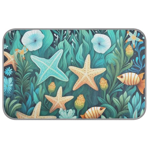 WDdZzyy Sea Ocean Reef Fish Summer Pet Cooling Pads Self Cooling Blanket for Dogs for Chihuahua Outdoor Safe tapete refrescante para mascotas M WDdZzyy Sea Ocean Reef Fish Summer Pet Cooling Pads Self Cooling Blanket for Dogs for Chihuahua Outdoor Safe tapete refrescante para mascotas M von WDdZzyy