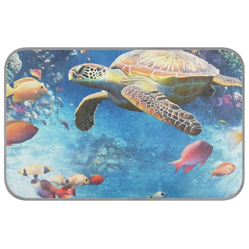 WDdZzyy Sea Ocean Turtle Fish Sommer-Kühlmatte für Hunde für draußen, selbstkühlende Decken für Outdoor-Katzen für Tiere, Outdoor, weiches Band, Enfriador para Perros M WDdZzyy Sea Ocean Turtle Fish Sommer-Kühlmatte für Hunde für draußen, selbstkühlende Decken für Outdoor-Katzen für Tiere, Outdoor, weiches Band, Enfriador para Perros M von WDdZzyy