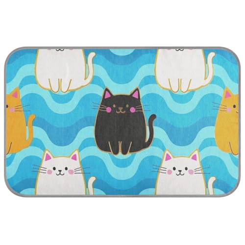 WDdZzyy Sommer-Kühldecke mit Wellenmuster, Cartoon-Tier, bunt, für mittelgroße Hunde, selbstkühlendes Bett für Katzen, Outdoor, Kaninchen, Outdoor, bequem, Größe M WDdZzyy Sommer-Kühldecke mit Wellenmuster, Cartoon-Tier, bunt, für mittelgroße Hunde, selbstkühlendes Bett für Katzen, Outdoor, Kaninchen, Outdoor, bequem, Größe M von WDdZzyy