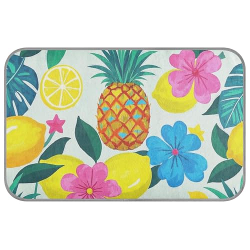 WDdZzyy Sommer-Kühlkissen für Katzen, Ananas, Zitrone, Blumenmuster, blau, Sommer-Kühlkissen für Katzen, selbstkühlend, waschbar, Katzenbett für Tiere, Outdoor-Essentials esterilla refrescante para WDdZzyy Sommer-Kühlkissen für Katzen, Ananas, Zitrone, Blumenmuster, blau, Sommer-Kühlkissen für Katzen, selbstkühlend, waschbar, Katzenbett für Tiere, Outdoor-Essentials esterilla refrescante para von WDdZzyy