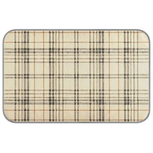 WDdZzyy Sommer-Kühlmatte im Vintage-Stil, Büffelkaro, Beige, selbstkühlend, Haustierbetten für Kaninchen, Reisen, rutschfest, Esterilla, Refrescante para Perros M WDdZzyy Sommer-Kühlmatte im Vintage-Stil, Büffelkaro, Beige, selbstkühlend, Haustierbetten für Kaninchen, Reisen, rutschfest, Esterilla, Refrescante para Perros M von WDdZzyy