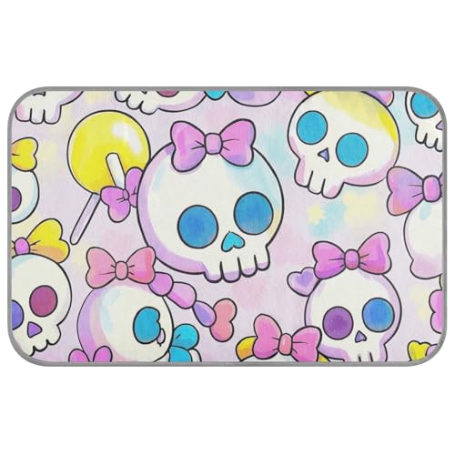 WDdZzyy Sommer-Pads mit niedlicher Schleife, Totenkopf-Farbe, selbstkühlend, 96,5 x 58,4 cm, Tierkühlung für Haustiere, gemütliches Schlafen, faltbar, Frio Para Perros, Größe M WDdZzyy Sommer-Pads mit niedlicher Schleife, Totenkopf-Farbe, selbstkühlend, 96,5 x 58,4 cm, Tierkühlung für Haustiere, gemütliches Schlafen, faltbar, Frio Para Perros, Größe M von WDdZzyy