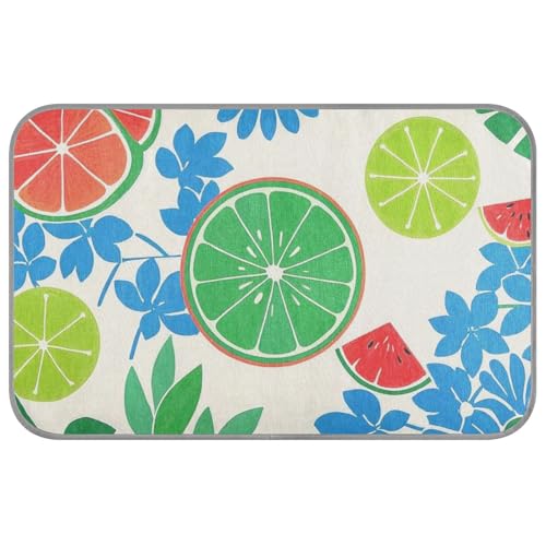 WDdZzyy Sommerstil Kühlmatte für Hunde, Motiv: Zitrone, Wassermelone, modisch, selbstkühlende Matte für Hunde für Tiere, gemütlich, schlafend, niedlich, Cama Fria para perro M von WDdZzyy