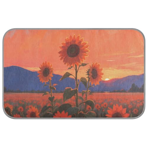 WDdZzyy Sunset Flower Summer kühlendes Katzenbett für den Sommer, selbstkühlend, 96,5 x 58,4 cm, Haustierladen, coole Haustierunterlage für Welpen, Outdoor, wasserdicht, Cama Fria Para Perro M WDdZzyy Sunset Flower Summer kühlendes Katzenbett für den Sommer, selbstkühlend, 96,5 x 58,4 cm, Haustierladen, coole Haustierunterlage für Welpen, Outdoor, wasserdicht, Cama Fria Para Perro M von WDdZzyy
