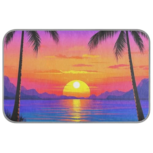 WDdZzyy Sunset Kokosnuss Strand Sommer Haustier Kühlmatte für Hunde selbstkühlende Betten für Katzen für Chihuahua drinnen nicht elektrisch Mantas frías para Perros M WDdZzyy Sunset Kokosnuss Strand Sommer Haustier Kühlmatte für Hunde selbstkühlende Betten für Katzen für Chihuahua drinnen nicht elektrisch Mantas frías para Perros M von WDdZzyy
