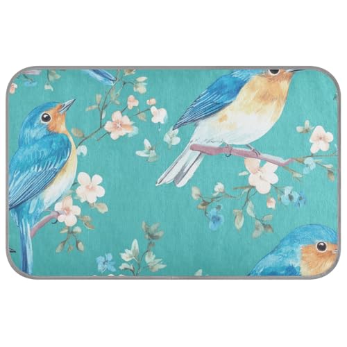 WDdZzyy Sweet Eastern Bluebird Birds Kühlmatte für den Sommer, für draußen, selbstkühlend, 96,5 x 58,4 cm, Kühldecke für Hamster im Innenbereich, einzigartig, erfrischend, Größe M WDdZzyy Sweet Eastern Bluebird Birds Kühlmatte für den Sommer, für draußen, selbstkühlend, 96,5 x 58,4 cm, Kühldecke für Hamster im Innenbereich, einzigartig, erfrischend, Größe M von WDdZzyy