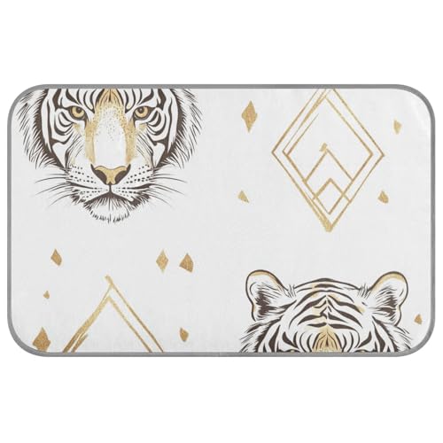 WDdZzyy Tigers Sommerdecken für mittelgroße Hunde, waschbar, selbstkühlend, Katzenbett für draußen, für Kaninchen, Outdoor, Tapete, Frio para Perros, Größe M von WDdZzyy