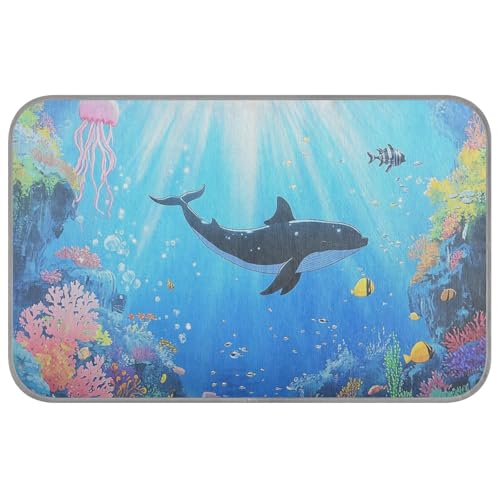 WDdZzyy Whale Animalton Sea World Sommer-Kühldecke für Haustiere, selbstkühlende Matte für Katzen, draußen, für Schweine-Reisen, niedliches Klebeband, für Perros, M WDdZzyy Whale Animalton Sea World Sommer-Kühldecke für Haustiere, selbstkühlende Matte für Katzen, draußen, für Schweine-Reisen, niedliches Klebeband, für Perros, M von WDdZzyy