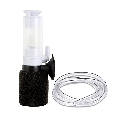 WEAVERBIRD Aquarium Filter Ultra Leiser Luftpumpenfilter 3-in-1-Filtersystem Biochemische Schwammfilter für kleines Fisch Aquarium von WEAVERBIRD