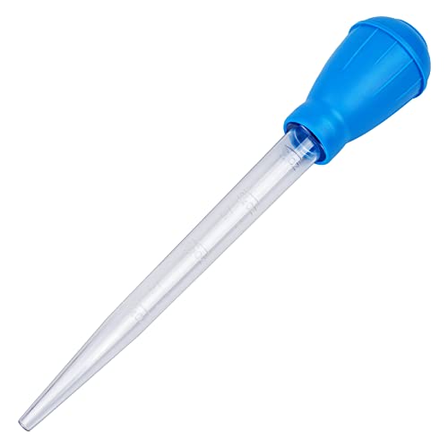 WEAVERBIRD Manueller Aquarium Wasserwechsler Aquarium Pipette,1Pcs 30ml Clean Pipette Clear Tropfer,Aquarium Reinigung Abfallentferner,Aquarium Kies Sauberes Stroh,Aquarium Wasserwechsler Blau von WEAVERBIRD