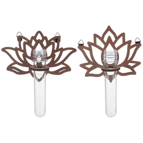 WEBEEDY 2 Pack Pflanzenvermehrungsstation Lotus Holz Pflanzenterrarium Mit Pflanzenvermehrungsröhren Für Hydrokultur ÄSthetische WandhäNge Pflanzgefäße FüR Wanddekoration WEBEEDY 2 Pack Pflanzenvermehrungsstation Lotus Holz Pflanzenterrarium Mit Pflanzenvermehrungsröhren Für Hydrokultur ÄSthetische WandhäNge Pflanzgefäße FüR Wanddekoration von WEBEEDY