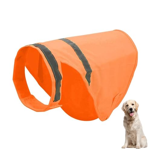 Hund Sicherheitsweste,Warnweste für Hunde,Hunde Leuchtweste Reflektoren,Hohe Sichtbarkeit Warnweste Hund Jagdgeschirrweste,Hund Warnweste für Outdoor Aktivitäten Tag Nacht (Fluoreszierendes Orange, L) Hund Sicherheitsweste,Warnweste für Hunde,Hunde Leuchtweste Reflektoren,Hohe Sichtbarkeit Warnweste Hund Jagdgeschirrweste,Hund Warnweste für Outdoor Aktivitäten Tag Nacht (Fluoreszierendes Orange, L) von WEEVDRIE
