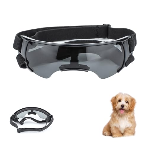 Hundebrille,Sonnenbrille Für Hunde,Augenschutzbrille Für Hunde,Hundebrille Für Kleine Hunde,Hundebrille Für Mittlere Hunde,Anti-UV Wasserdicht Winddicht Einstellbar Sonnenbrille Schutzbrille (Schwarz) Hundebrille,Sonnenbrille Für Hunde,Augenschutzbrille Für Hunde,Hundebrille Für Kleine Hunde,Hundebrille Für Mittlere Hunde,Anti-UV Wasserdicht Winddicht Einstellbar Sonnenbrille Schutzbrille (Schwarz) von WEEVDRIE