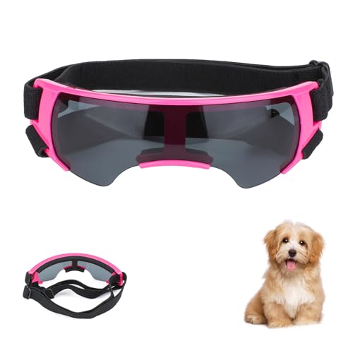 Hundebrille,Sonnenbrille Für Hunde,Augenschutzbrille Für Hunde,Hundebrille Für Kleine Hunde,Hundebrille Für Mittlere Hunde,Anti-UV Wasserdicht Winddicht Einstellbar Sonnenbrille Schutzbrille (Rosa) Hundebrille,Sonnenbrille Für Hunde,Augenschutzbrille Für Hunde,Hundebrille Für Kleine Hunde,Hundebrille Für Mittlere Hunde,Anti-UV Wasserdicht Winddicht Einstellbar Sonnenbrille Schutzbrille (Rosa) von WEEVDRIE