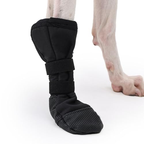 Hundeschuhe,Hundepfotenschutz,Hundestiefel für Verletzte Pfoten,Wundheilungsstiefel für Hundepfoten,Hundesocken für Spaziergänge im Freien und um Hunde davon abzuhalten,Wunden zu lecken (Schwarz, XL) Hundeschuhe,Hundepfotenschutz,Hundestiefel für Verletzte Pfoten,Wundheilungsstiefel für Hundepfoten,Hundesocken für Spaziergänge im Freien und um Hunde davon abzuhalten,Wunden zu lecken (Schwarz, XL) von WEEVDRIE