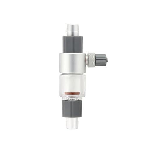 WEEVDRIE CO2-Reaktor-Diffusor, Aquarium CO2-Zerstäuber,CO2-Diffusor,Aquarium-Diffusor,Kohlendioxid-Zerstäuber,Verbessert die CO2-Auflösung,für Aquarium Zubehoer (grau, 12/16mm) von WEEVDRIE