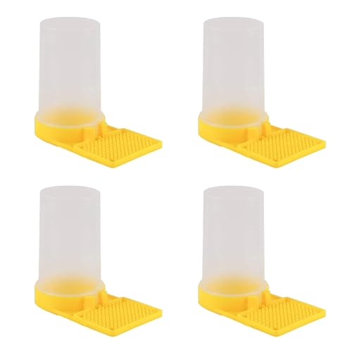 4 Pack Wiederverwendbarer Wasserspender Honigbiene Fütterungsgerät Honigbiene Getränkespender Fütterungswerkzeug Textur von WEIDN