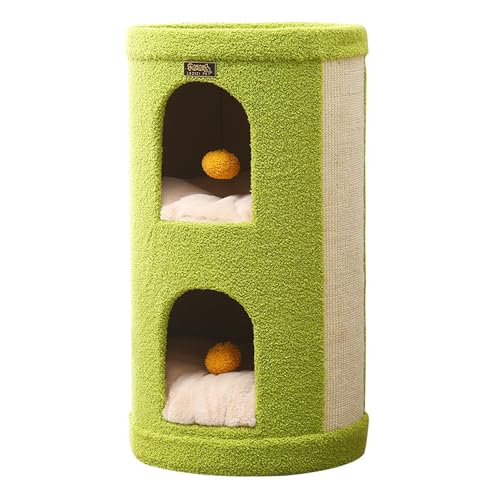 Haustier-Katzenschlafsack Für Hauskatzen, Zylindrisches Kaktus-Katzennest, Katzen-Klettergerüst, Kratzbaum, Integriert, 3-lagig Haustier-Katzenschlafsack Für Hauskatzen, Zylindrisches Kaktus-Katzennest, Katzen-Klettergerüst, Kratzbaum, Integriert, 3-lagig von WEIEN