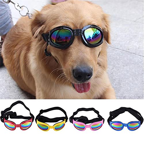 WEISUO Hundebrille Augenschutz wasserdichte Haustier-Sonnenbrille für Hunde und Katzen von WEISUO