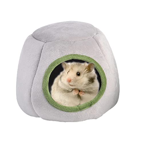 WEITING Hamsterversteck | Warmbettversteck für Winterhamster - Waschbares Kleintier-Wärmenest, niedliche Höhle für Kleintiere, Syrischer Hamster, Hamster-Zwerg von WEITING