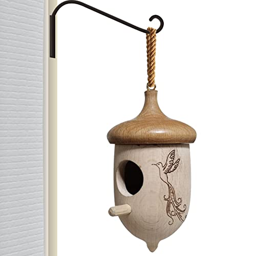 WEITING Kolibri-Häuser für draußen zum Nisten, Kolibri-Nest zum Aufhängen – Haustierhütte für Zaun, Schwalbe, Spatzen, Kolibri, Finkhütten WEITING Kolibri-Häuser für draußen zum Nisten, Kolibri-Nest zum Aufhängen – Haustierhütte für Zaun, Schwalbe, Spatzen, Kolibri, Finkhütten von WEITING