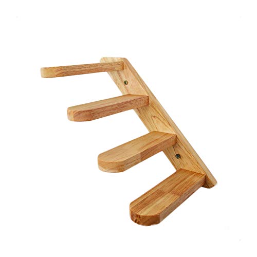 WEITING Wandregale für Katzen - Kletterregal für Katzen aus Holz mit 4 Stufen - Wandmöbel für Katzen zum Kratzen und Klettern - Katzenleiter mit Kratzbaum für Katzen WEITING Wandregale für Katzen - Kletterregal für Katzen aus Holz mit 4 Stufen - Wandmöbel für Katzen zum Kratzen und Klettern - Katzenleiter mit Kratzbaum für Katzen von WEITING
