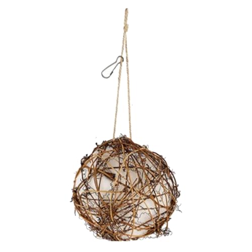 weiting Vogelnisthaus, Kolibri-Nisthaus - Vogelnistkugelmaterial für Wildvögel | Globe Bird House, nachfüllbare Vogelniststation für Vögel, Zaunkönige, Finken, weiting Vogelnisthaus, Kolibri-Nisthaus - Vogelnistkugelmaterial für Wildvögel | Globe Bird House, nachfüllbare Vogelniststation für Vögel, Zaunkönige, Finken, von WEITING