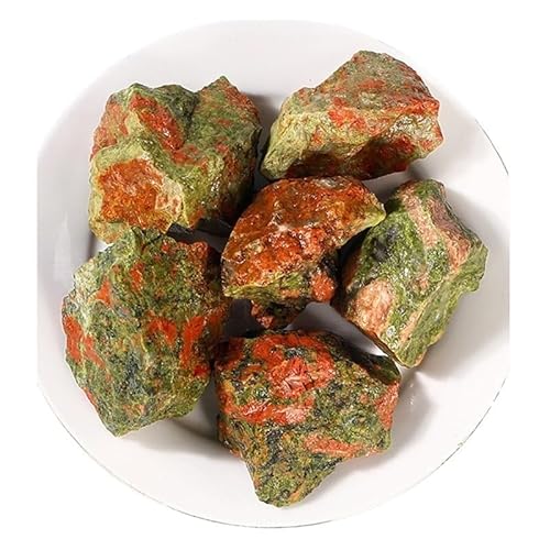 Fischfischsteine, Chrysopras Rohstein Aromatherapie Diffusor Fisch Tank Landschaftsbau Home Office Dekor mehrere Größen(1-2cm100g) von WEITINGKKK