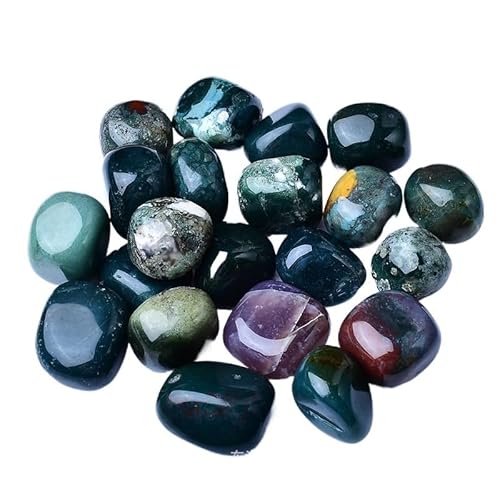 Fischfischsteine, Kristall-Achat-Rolling-Stone-Kies for Aquarien, 2–3 cm, 500 g/1000 g, Mehrfarbig(2-3cm1000g) von WEITINGKKK