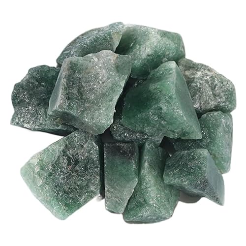 Fischfischsteine, Natürlicher grüner Dolomit-Kristallkies, mehrere Größen, Dekoration for Aquarien und Blumentöpfe, 100 g(3-5cm100g) von WEITINGKKK