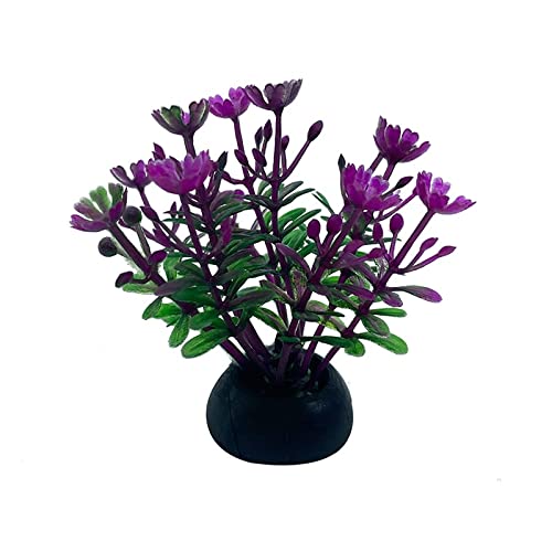 Künstliche Plastikpflanzen Dekoration, Künstliche Aquariumpflanzen, 20 Stück, Kunststoff, Mehrfarbig, 5 cm Höhe, Dekoration for Aquarien(11) von WEITINGKKK