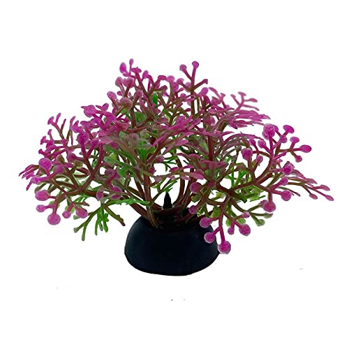 Künstliche Plastikpflanzen Dekoration, Künstliche Aquariumpflanzen, 20 Stück, Kunststoff, Mehrfarbig, 5 cm Höhe, Dekoration for Aquarien(17) von WEITINGKKK