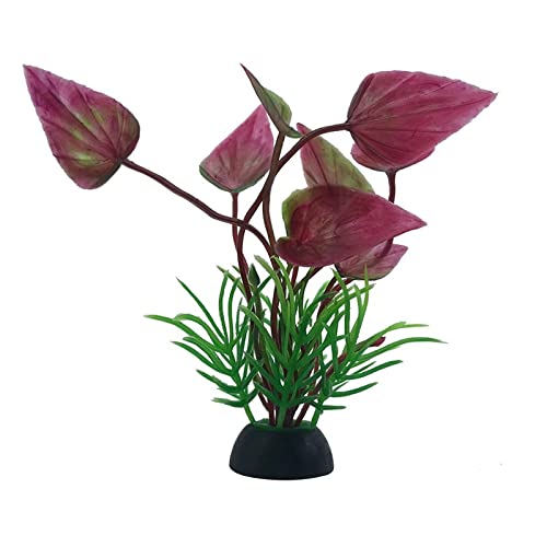 Künstliche Plastikpflanzen Dekoration, Künstliche Pflanzen for Aquarien, 10 Stück, Mehrfarbig, 10 cm hoch, Kunststoff, Dekoration for Aquarien, Simulation von Wassergras, Hintergrund(1) von WEITINGKKK