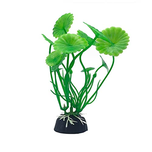 Künstliche Plastikpflanzen Dekoration, Künstliche Pflanzen for Aquarien, 10 Stück, Mehrfarbig, 10 cm hoch, Kunststoff, Dekoration for Aquarien, Simulation von Wassergras, Hintergrund(11) von WEITINGKKK